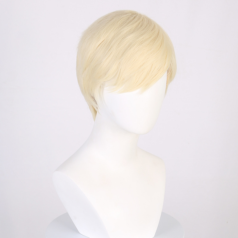 Cardamomo película Barbie Hombre Principal Ken peluca persona real Barbie película Ken cos peluca Universal Luz de Oro de pelo corto