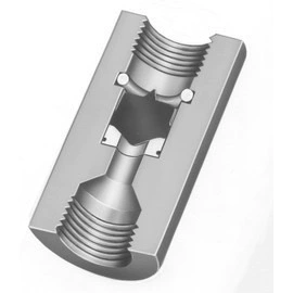 Американский клапан регулирования расхода PLASTOMATIC FC025EP-000-1/4-PV
