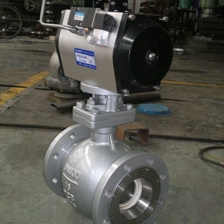 QV647TC气动陶瓷V型球阀