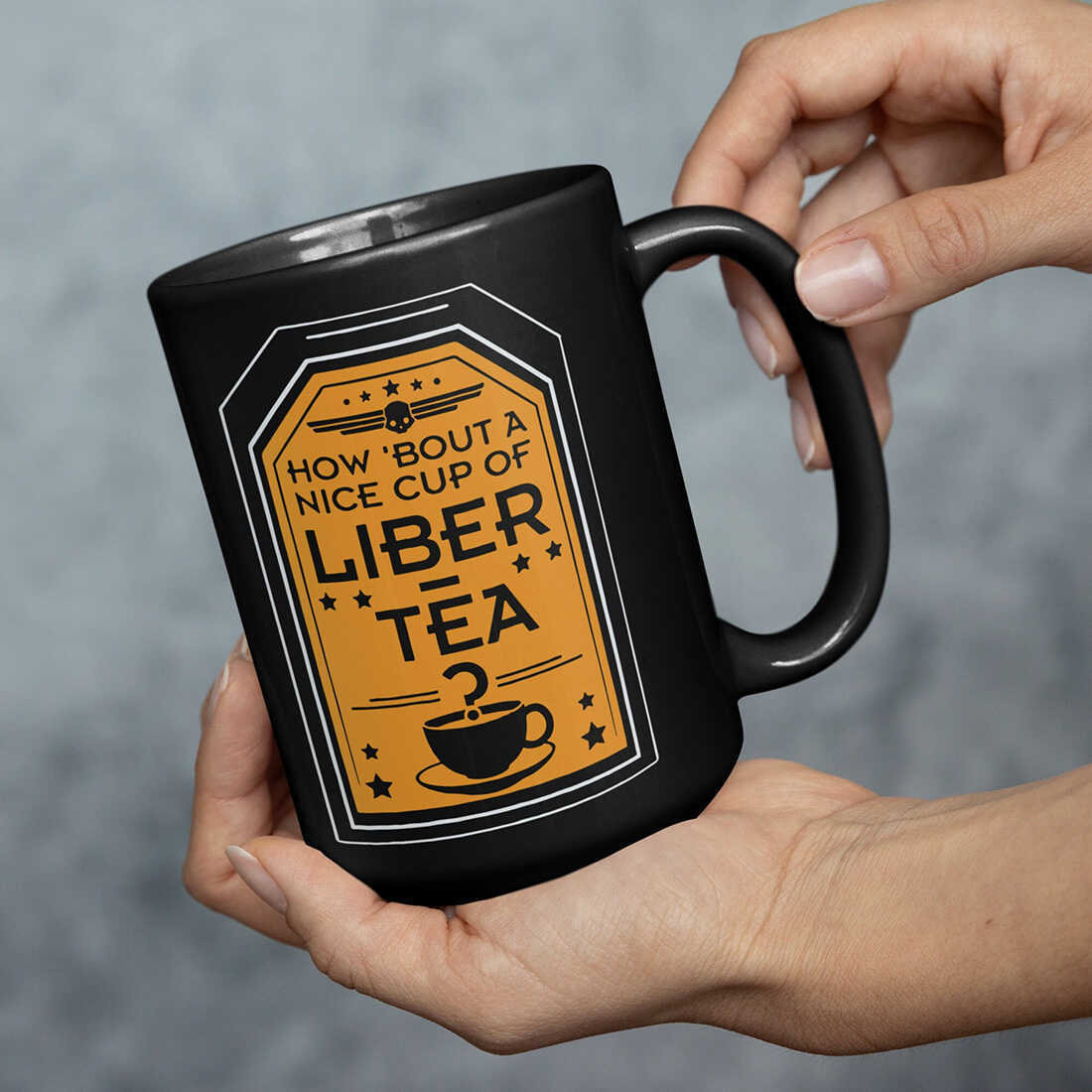 绝地狱潜兵2游戏周边手握陶瓷马克杯牛奶咖啡水学生礼物libertea