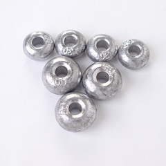 Batch Electrolytic Lead Catfish Sinkers Without Line Damage, Anti-Hanging, Through-Center Calculation Bead Lead Sinkers, Abacus Bead Catfish Lead Sinkers