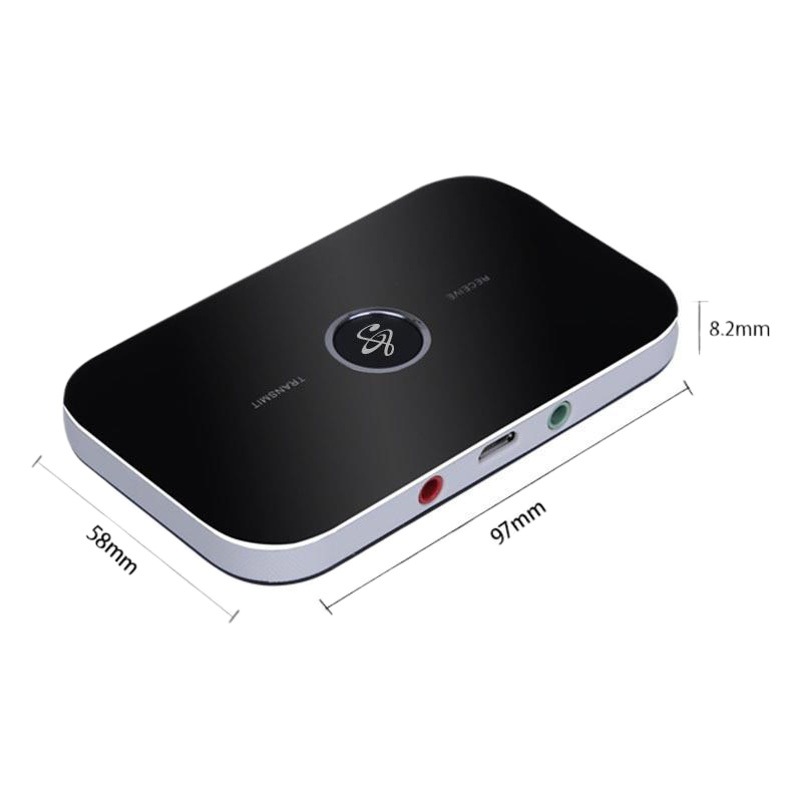 Transfronterizo B6 Bluetooth adaptador 5,0 Bluetooth transmisor receptor dos-en-uno de audio inalámbrico de música estéreo