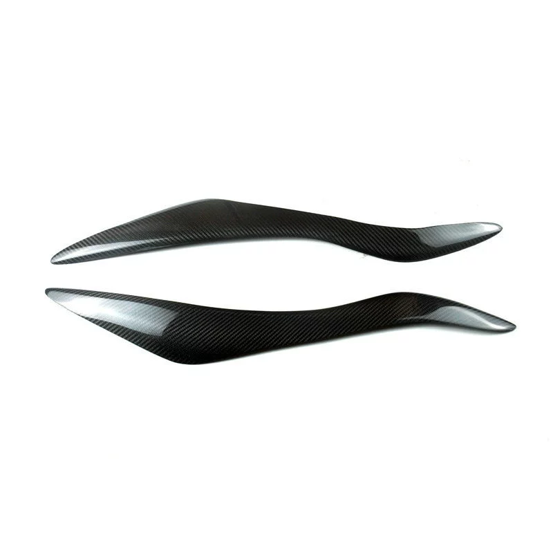 Подходит для 12-14 Ford Focus черный углеродное волокно модифицированный свет бровь глаз бровь фары декоративные полосы наклейки