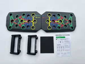 俯卧撑板训练器家用锻炼腹肌折叠支架板室内训练拉绳运动健身支架