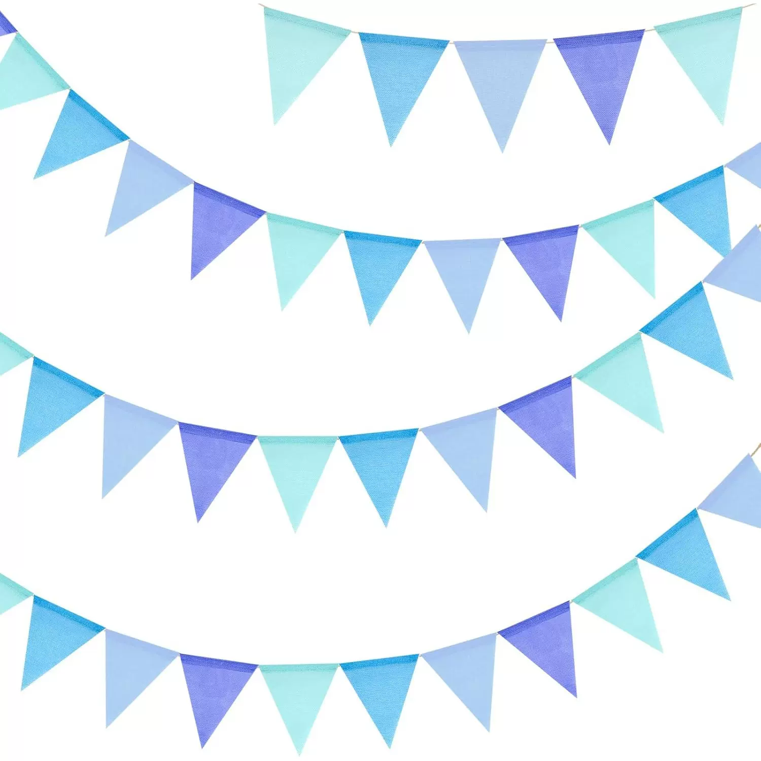 跨境冬季主题拉旗生日派对彩旗装饰挂旗婚礼吊旗婚礼季麻布三角旗