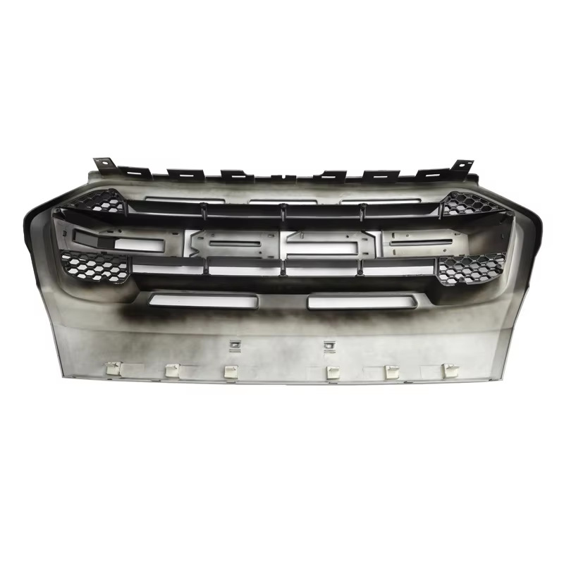 Suitable for 2015-2018 Ford Ranger T7 pickup truck front grille with lights, radiator cover, off-road modification parts
