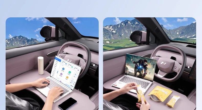 Car Table Board Suitable for Ledao L60, Multifunctional Dining Table, Foldable Car Office Computer Desk