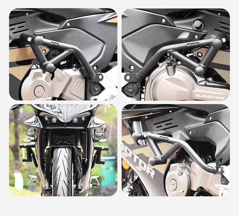 Suitable for Qianjiang Sai 550Es Bumper Anti-Collision and Anti-Fall Bumper Sai 550S Motorcycle Front Bumper Competition Bumper