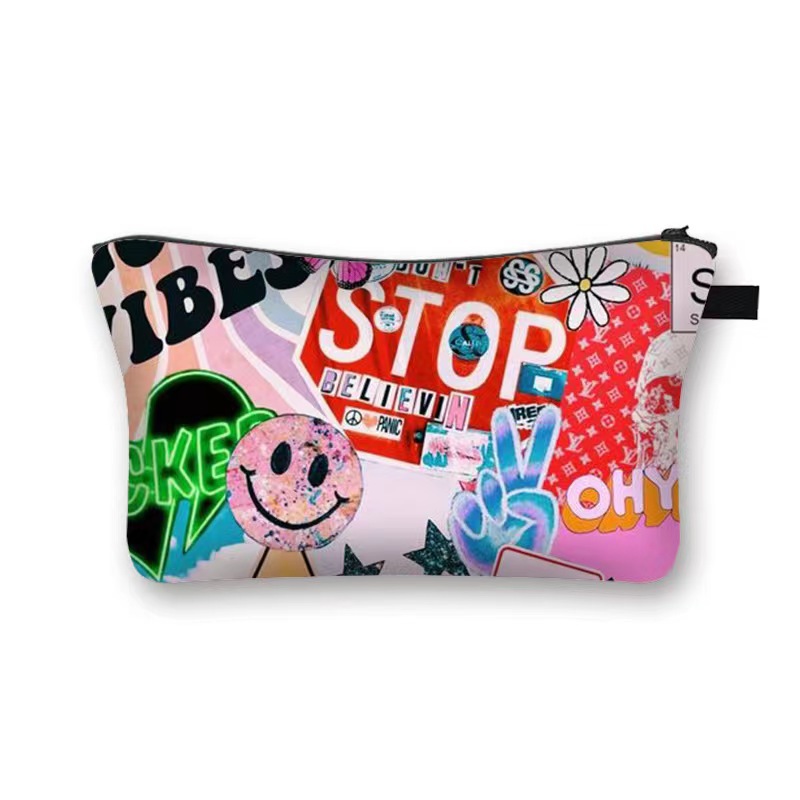 Amazon estilo caliente Taylor Swift bolsa de cosméticos bolsa de almacenamiento de gran capacidad bolsa de mano de moda con estampado femenino de moho
