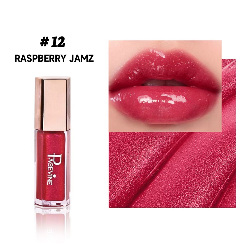 Cross-border PAGE VINE nuevo esmalte de labios de flujo, esmalte de labios de color acuoso, lápiz labial caliente, lápiz labial de miel