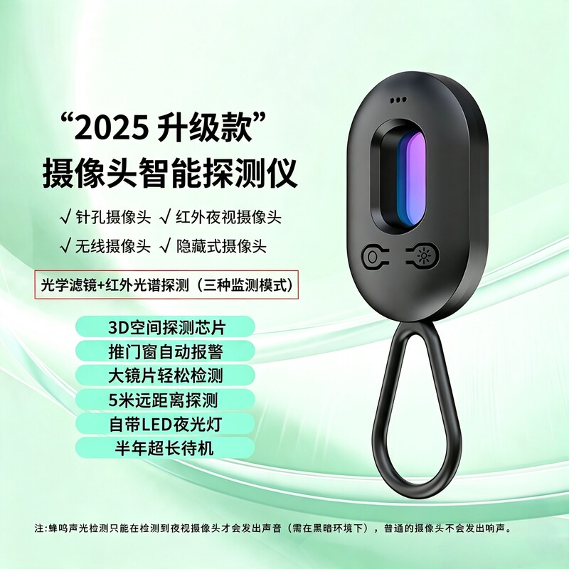 Intelligent Anti-Peeping and Anti-Sneak Camera Detector, Hotel Camera Sensor Alert Device, Infrared Detection Anti-Sneak Camera Gadget Intelligent Anti-Peeping and Anti-Sneak Camera Detector, Hotel Camera Sensor Alert Device, Infrared Detection Anti-Sneak Camera Gadget