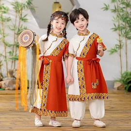 童民族服装;儿童表演服;童汉服