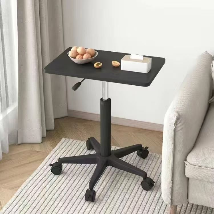 Fabrica directa polea móvil mesa pequeña de pie mesa de trabajo puede elevar pequeña mesa de cama computadora portátil