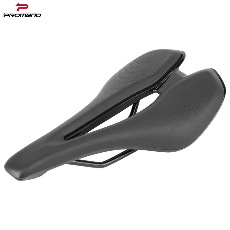 PROMEND Mountain Highway Bike Coat, acero arco hueco ensanchado, bolsa de sillín de bicicleta cómoda
