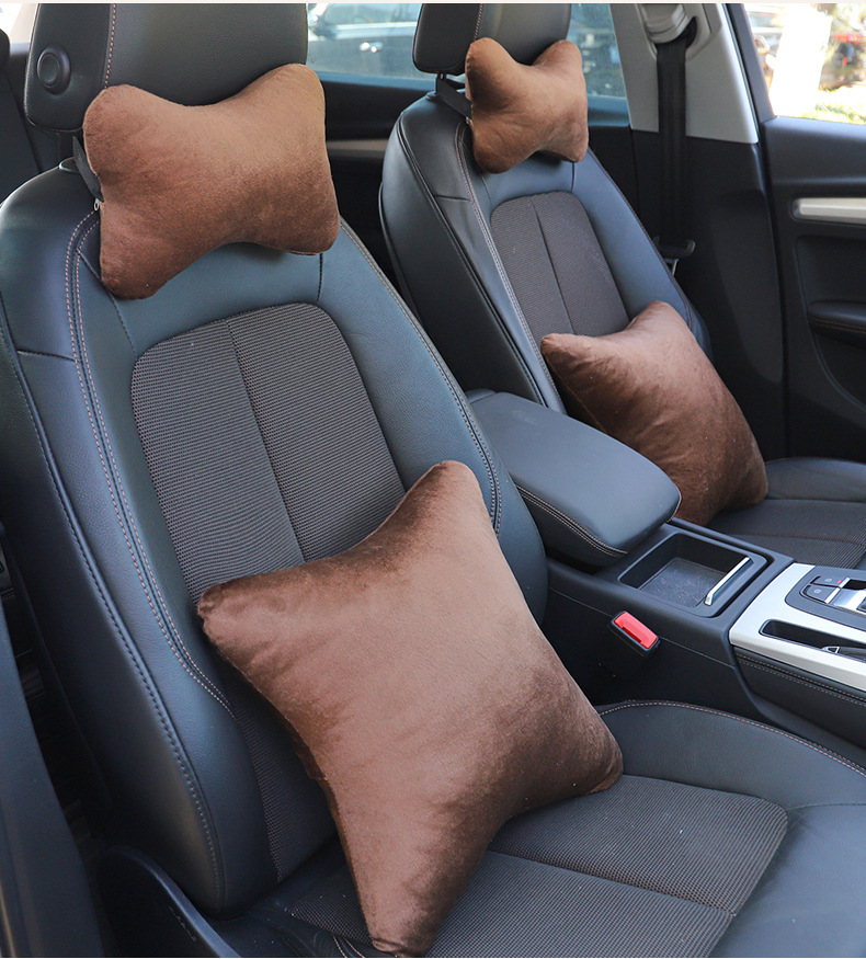 Car Headrest, Car Neck Pillow, Car Seat Pillow, Lumbar Support, Car Cushion, Pillow Set, Multi-Color, Four Seasons