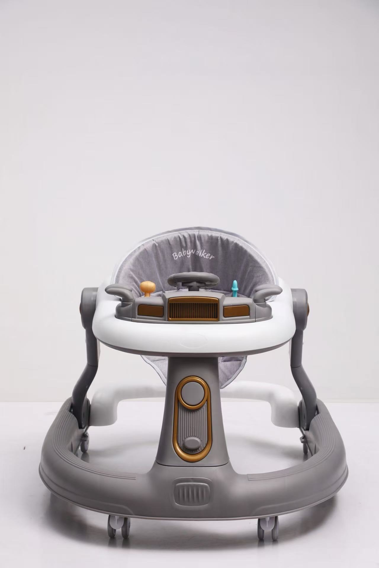 Andador Multifuncional para Bebé 6-18 Meses de Plástico Musical Antivuelco