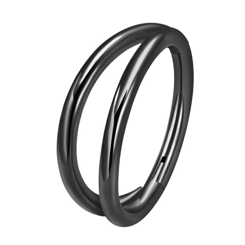 블랙 컬러의 더블 레이어