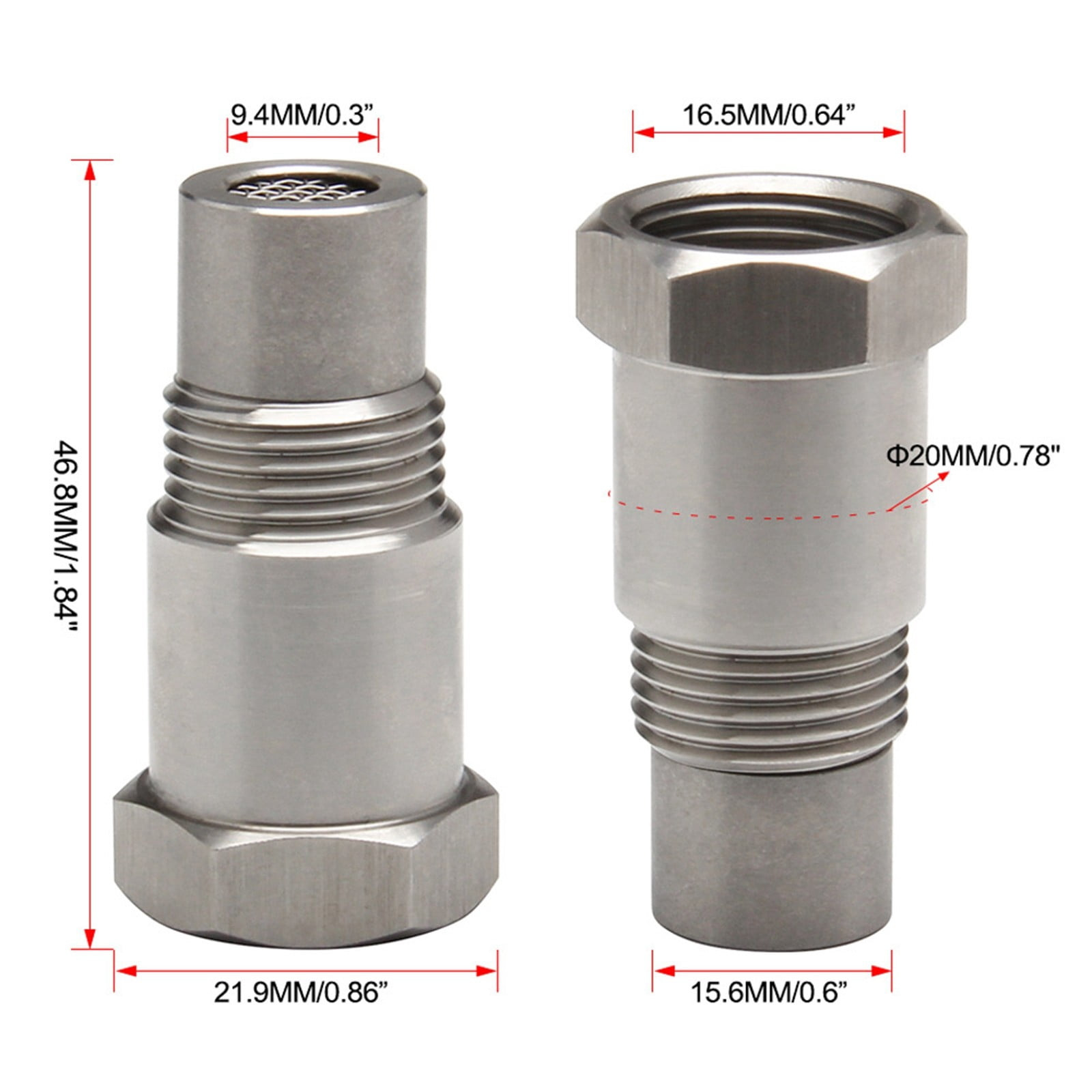 Car Modification Parts Oxygen Sensor M18×1.5 Adapter Catalytic Converter Oxygen Sensor Extension Accessories