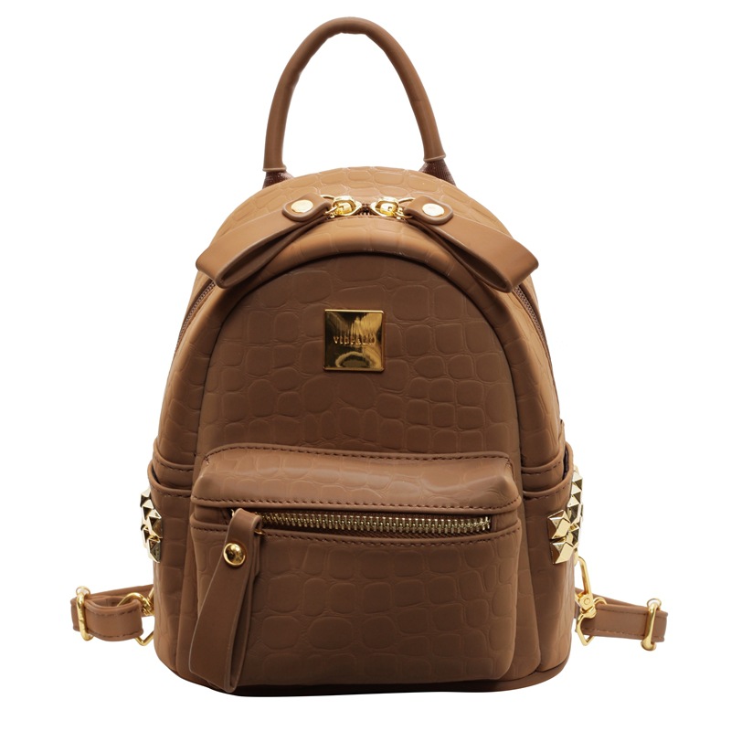 2025 nuevo comercio exterior bolsas de mujer estilo coreano popular piedra mochila de mujer mochila de viaje ligera