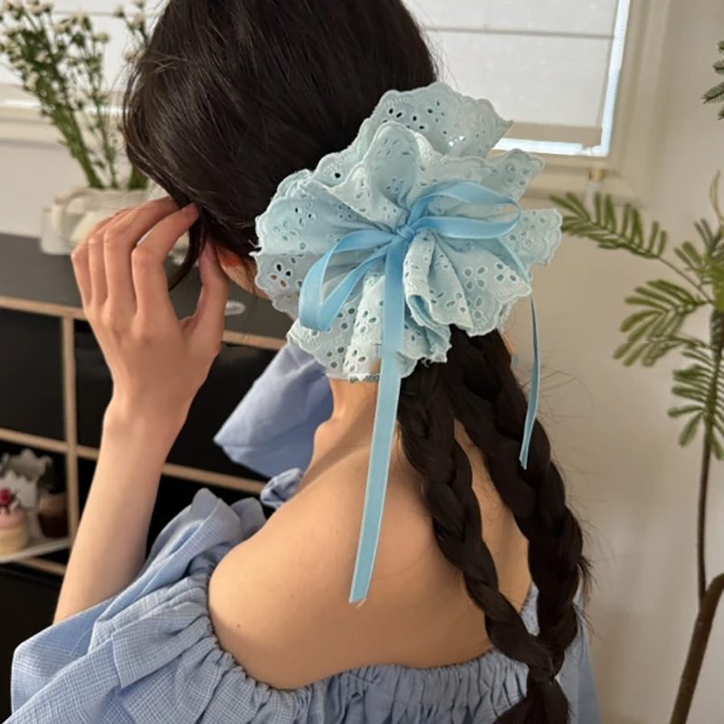 블루 4레이어 레이스 드로스트링 스타일