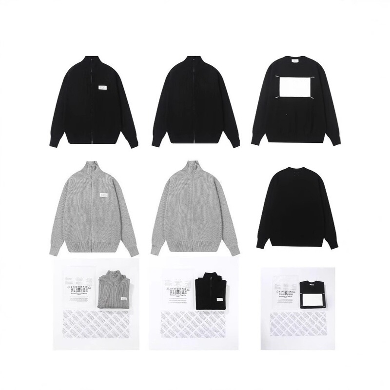 Cross-Border Maison Margiela High-Quality Cardigan Sweater Coat Loose Wool Knitwear