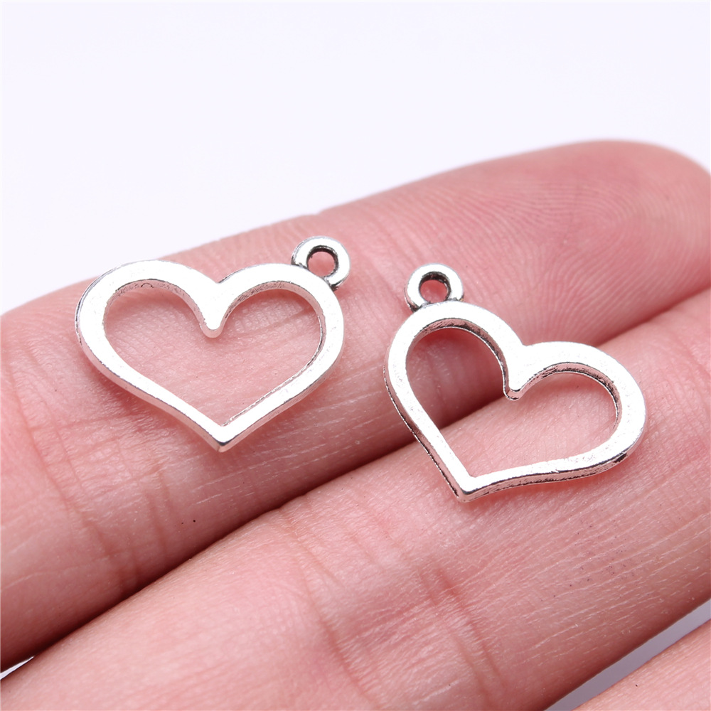 Pendant Jewelry Making Type DIY Jewelry Accessories Classification 1 Piece Alloy Heart Shape Pendant