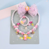 Necklace, chain, princess suit, hair accessory, gift box, children's jewelry, “Frozen”, European style, wholesale