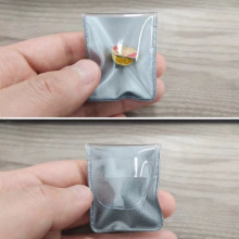 供应PVC小号徽章纪念币包装袋透明硬币保护袋子钱币袋4.5*5信封袋