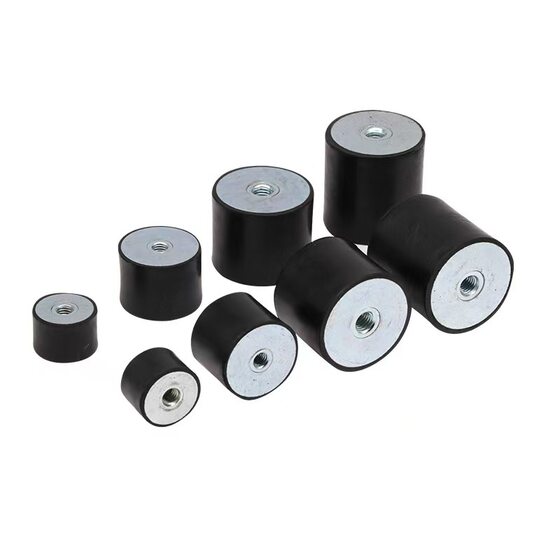 DD type rubber shock absorber round double-headed nut shock-absorbing pad engine shock-absorbing inner and outer wire shock-proof buffer foot pad