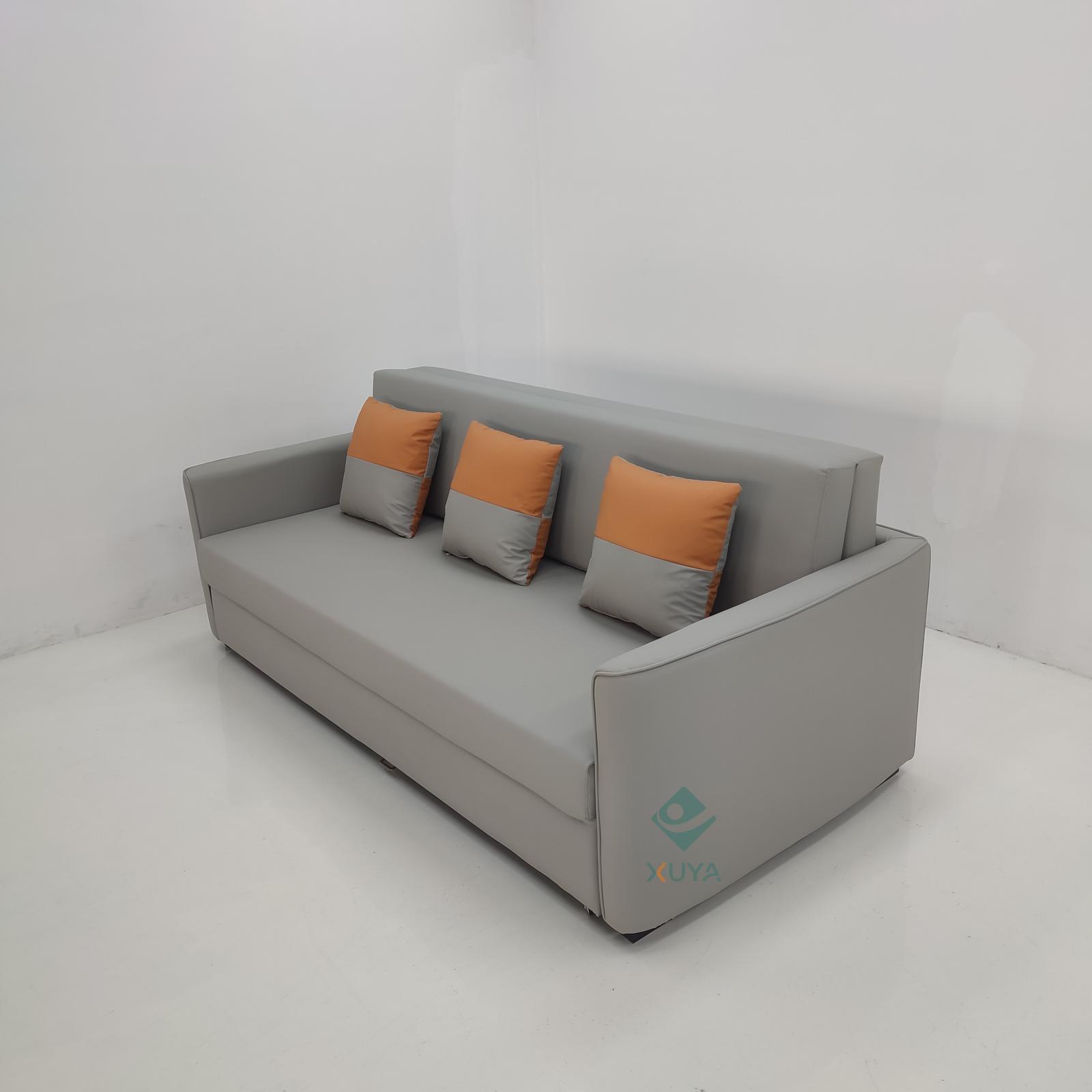 Sofá cama de aire moderno simple pequeño tipo de casa balcón sala de estar estudio doble uso almacenamiento multifuncional sofá cama plegable