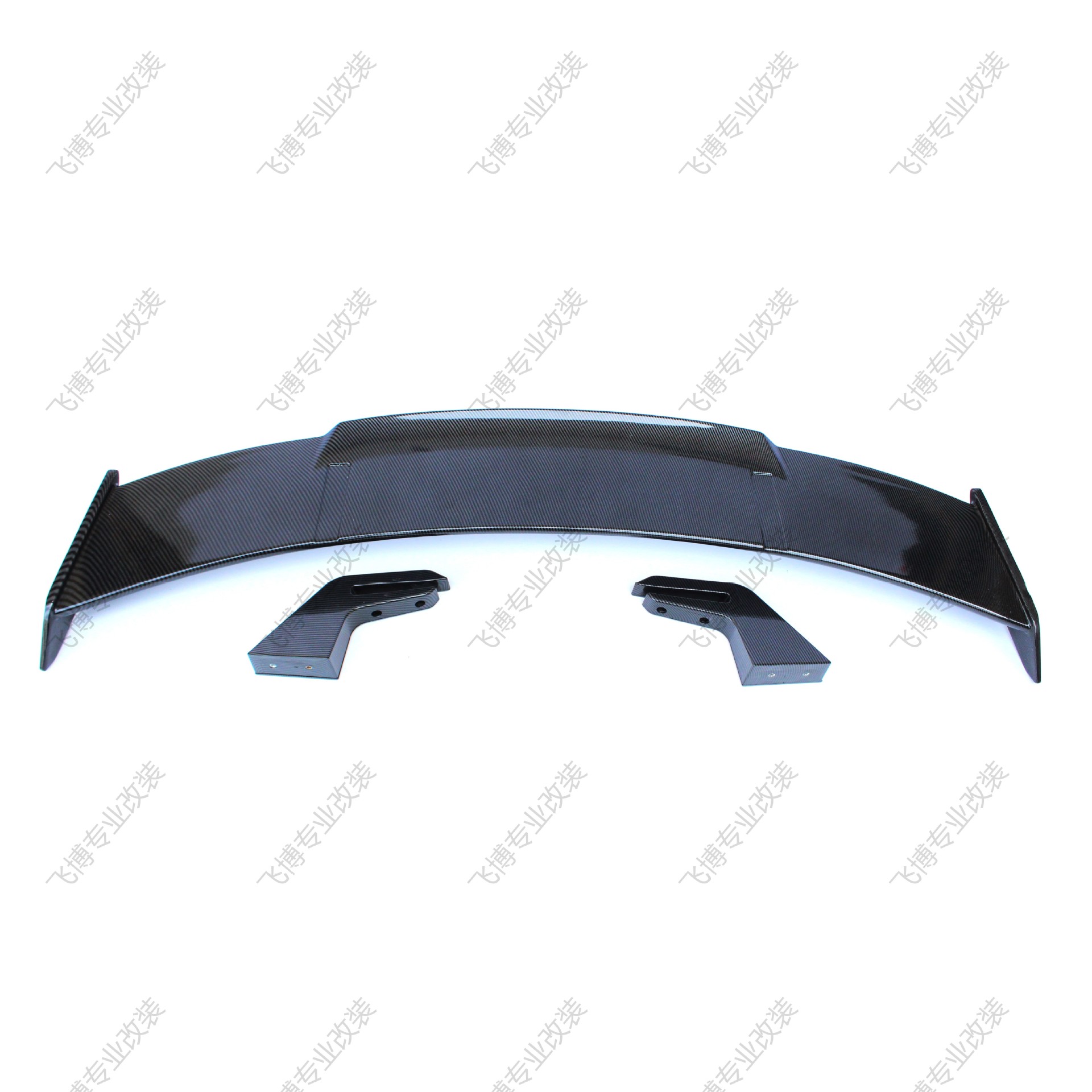 Suitable for Bmw, Audi and Mercedes-Benz Carbon Fiber Car Modification Large Rear Wing and Decorative Three-Catch Universal Aircraft Wing