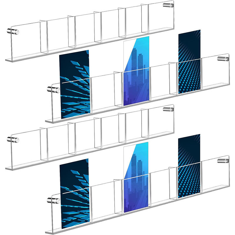 亚克力手册壁挂支架名片盒展示架壁挂式信封收纳架适合传单支架