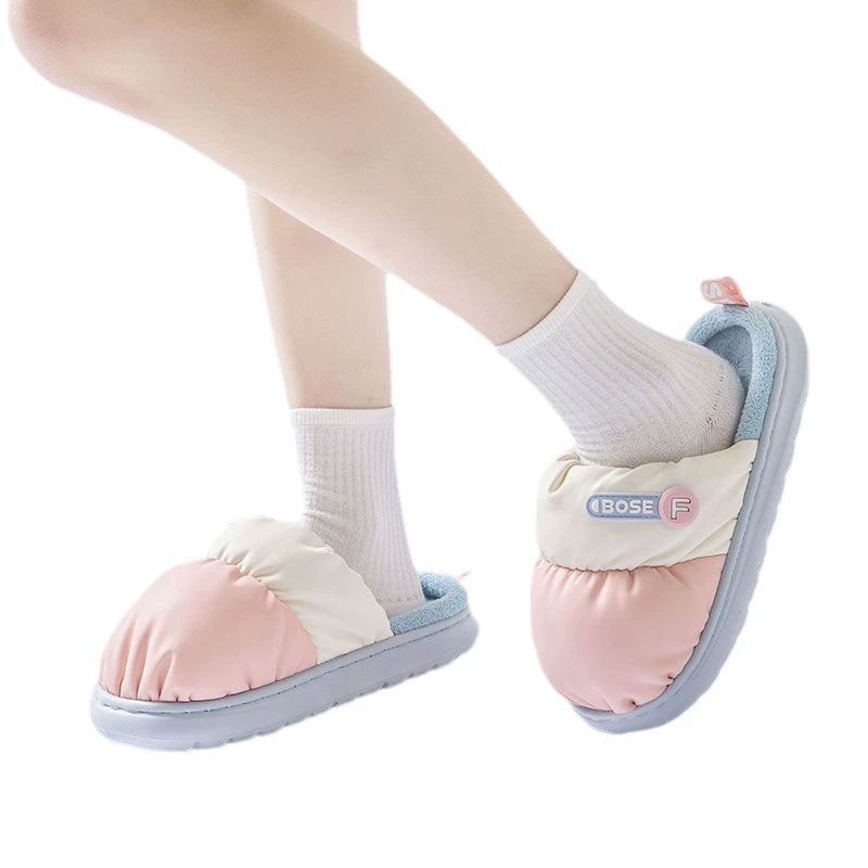 Тапочки, демисезонная флисовая тёплая домашняя обувь
