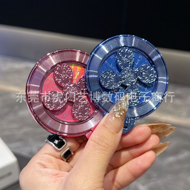 风生水起旋转解压背贴神器手机壳支架中间可360度旋转两用支架潮|undefined