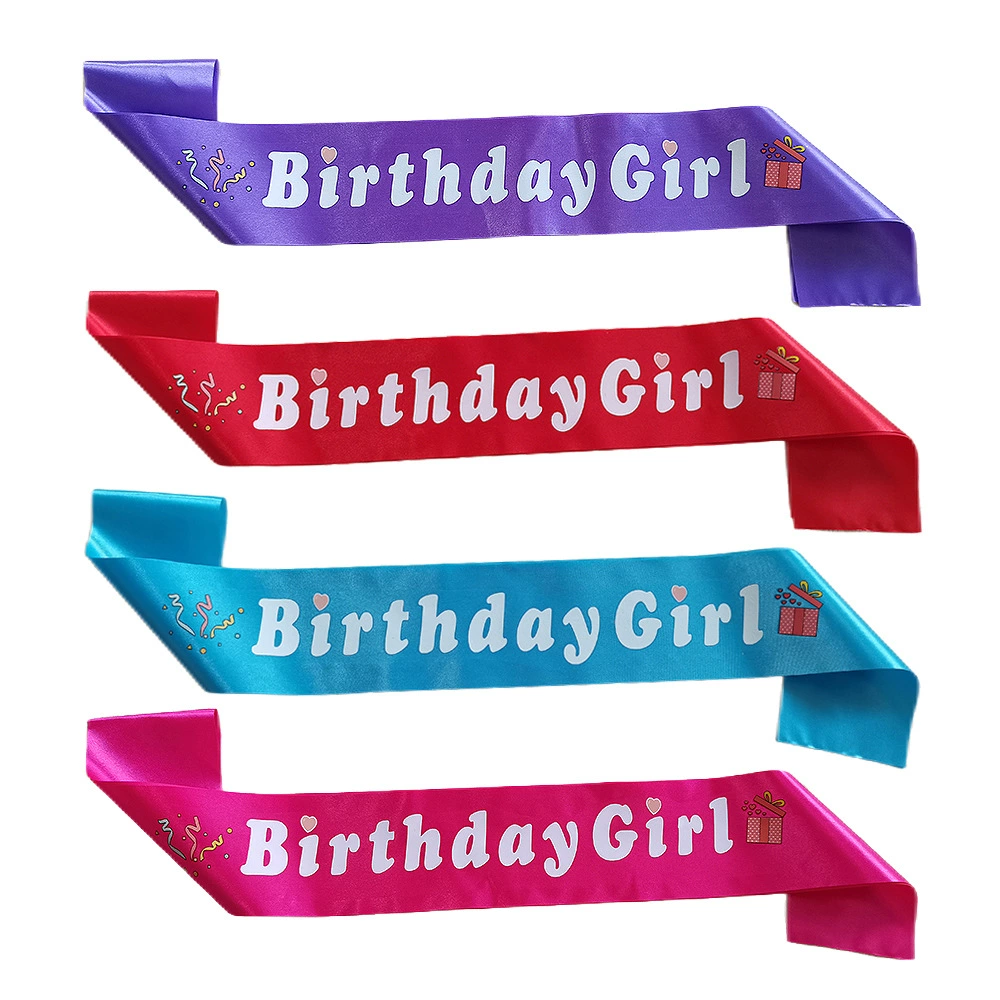 Трансграничный новый стиль девушка день рождения погоны вечеринка birthday girl девушка день рождения этикет ремешок оптом