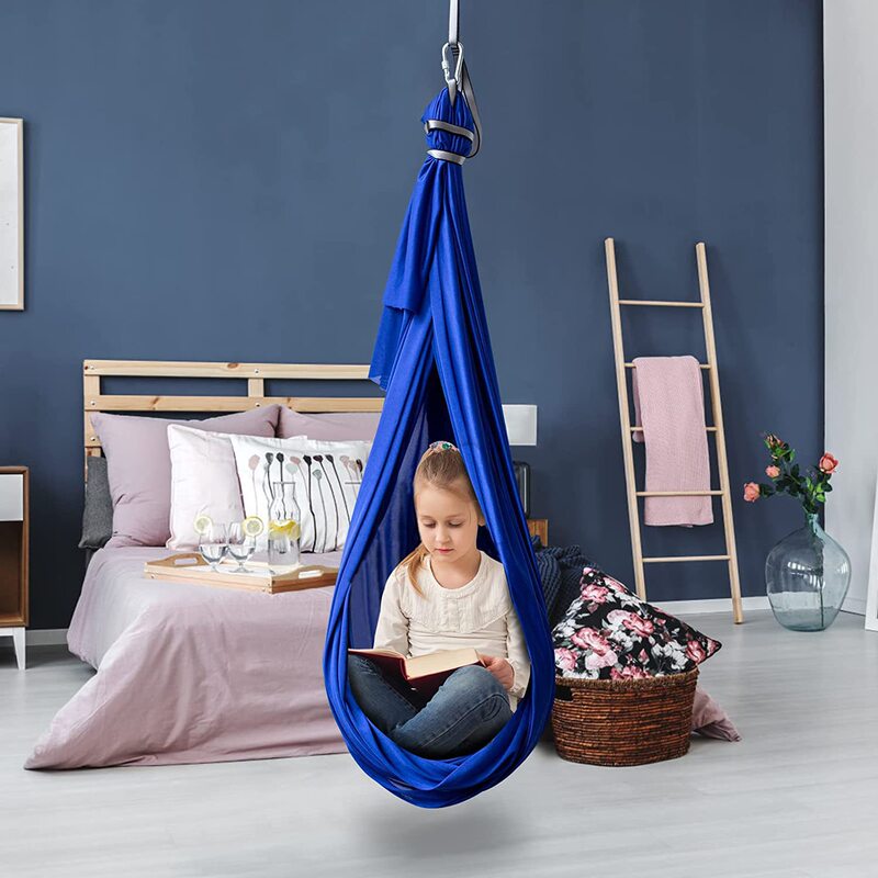Outdoors. Household 1 meter children's hammock indoor and outdoor swing elastic children's sensory air yoga hammock wholesale Outdoors. Household 1 meter children's hammock indoor and outdoor swing elastic children's sensory air yoga hammock wholesale