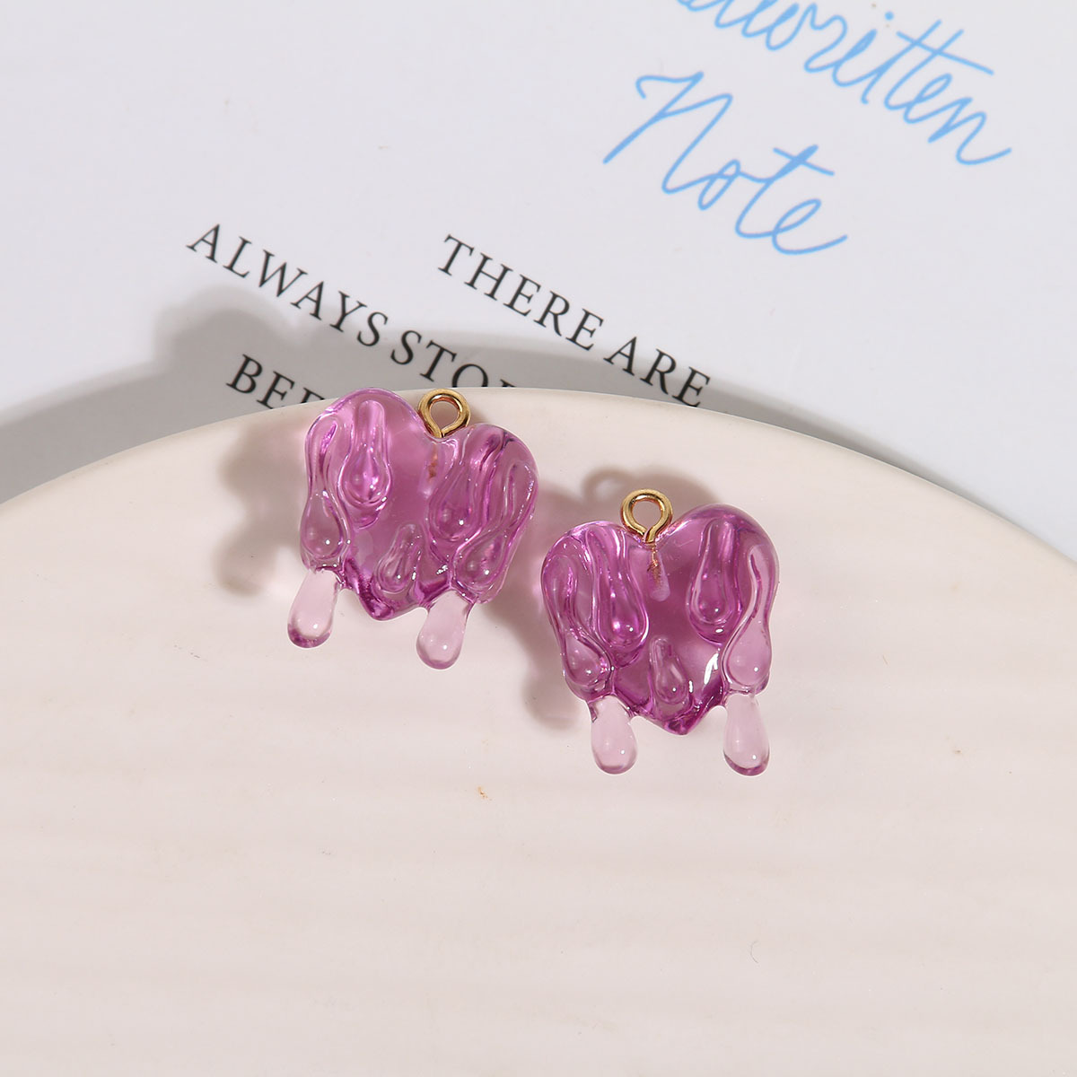 4g Weight Pendant Jewelry Making Type 18mm Jewelry Making Size DIY Jewelry Accessories Classification 1 Piece Quantity Resin Material Heart Shape Pattern Irregular, Stoving Varnish Design Casual, Elegant, Streetwear Style 1 Piece 18mm Resin Heart Shape Pendant 8