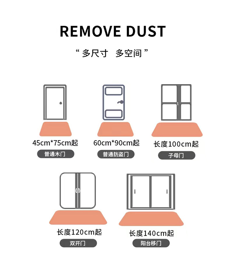 Bathroom Doorway Absorbent Floor Mat Toilet Toilet Doorway Absorbent Foot Mat Non-slip Quick-drying Diatom Mud Floor Mat