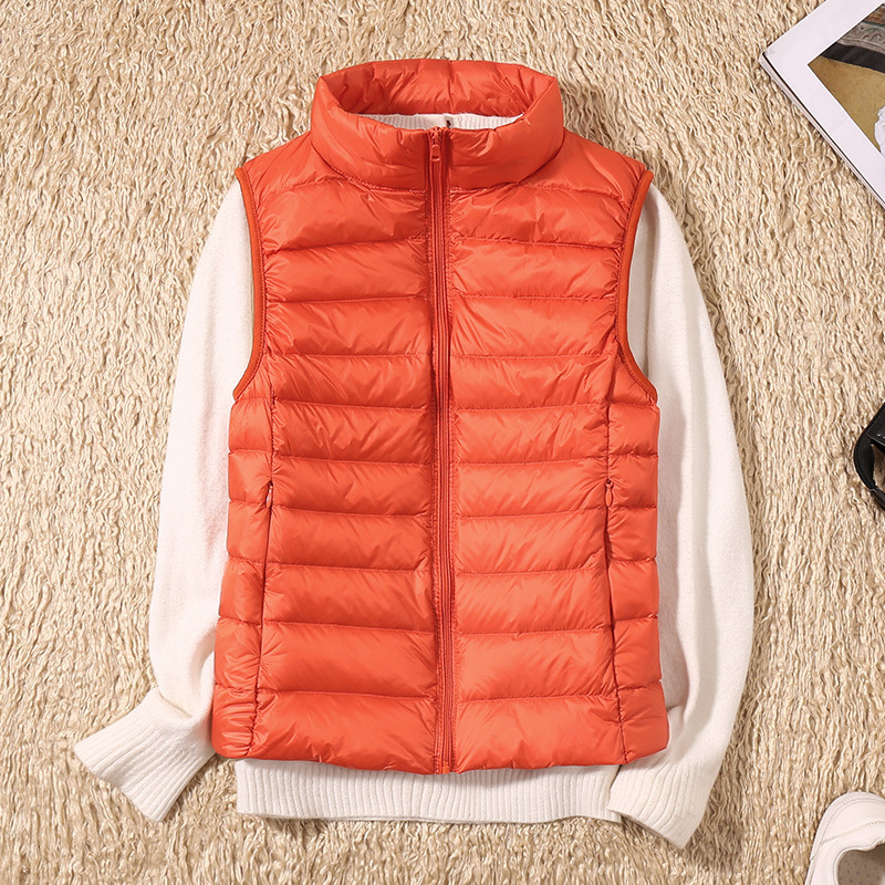2026 Winter New Style down Vest for Women, Lightweight Casual Warm Vest, Fashionable Slim Fit Youth Trendy Sleeveless Jacket