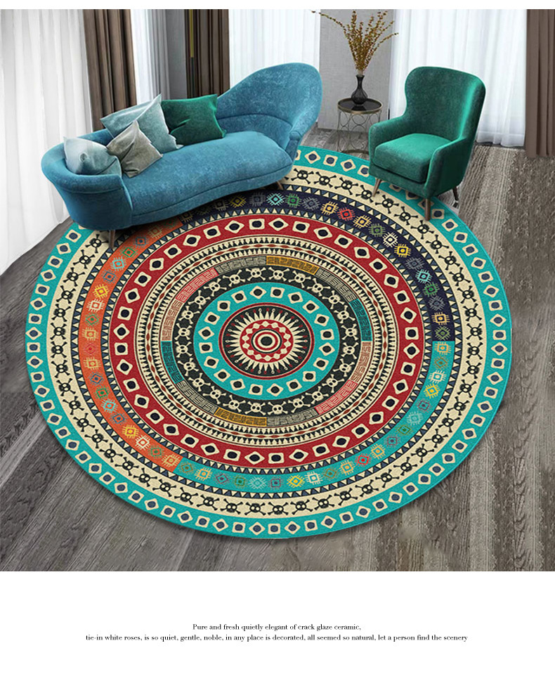 地毯,圆形地毯,客厅地毯,酒店地毯,卧室地毯,印花地毯,民族风地毯,茶几毯,沙发毯