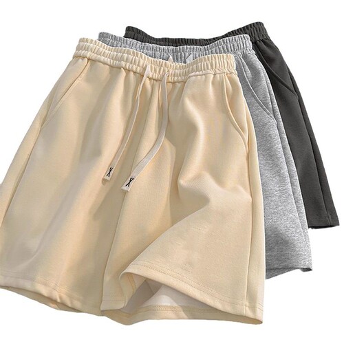 Casual Breathable Short Pants for Men and Women, Versatile, Sporty Trend, Solid Color, Simple Five-Finger Pants, Stylish and Comfortable