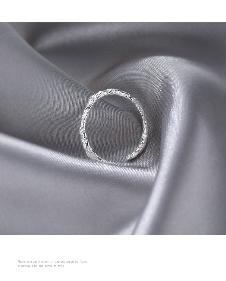 2g Weight Band Rings Classification Adjustable Ring Size 1 Piece Quantity Daily Occasion 925 Sterling Silver Material Geometric Pattern All Seasons Season Women's Gender Simple Style Style 1 Piece 925 Sterling Silver Geometric Band Rings 5