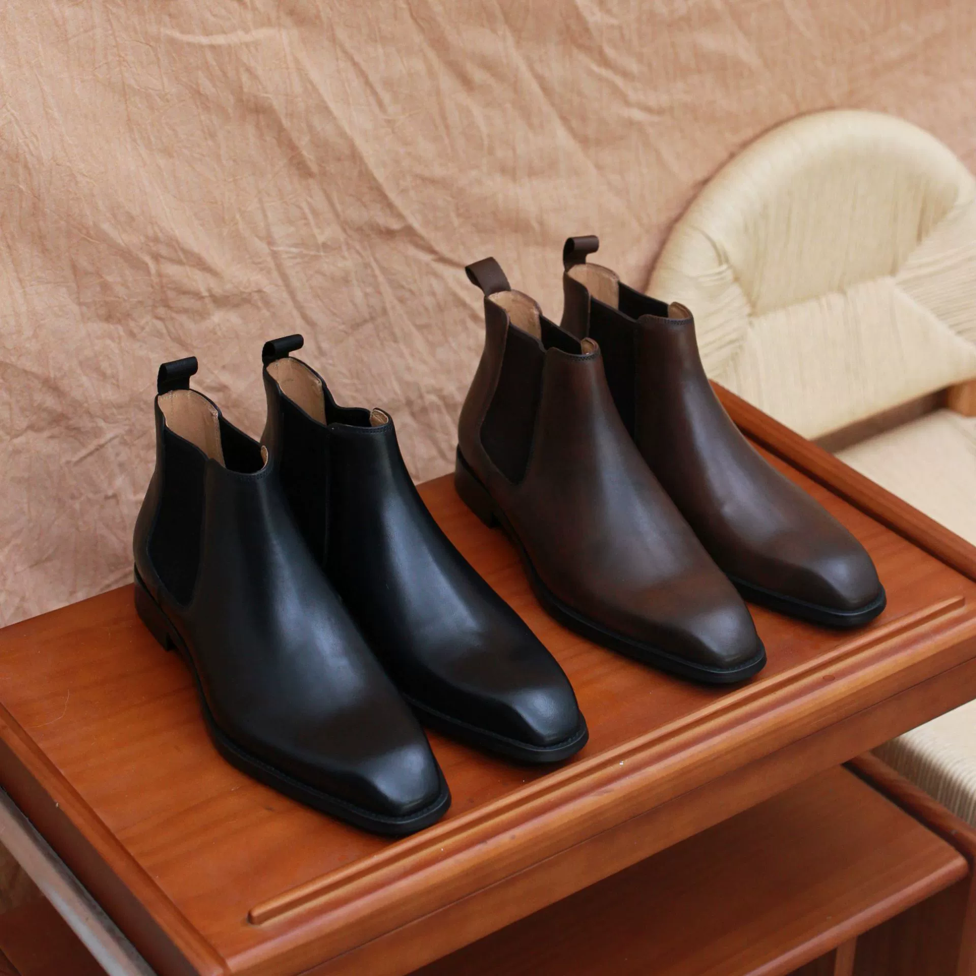 Осенние и зимние британские ботинки ретро