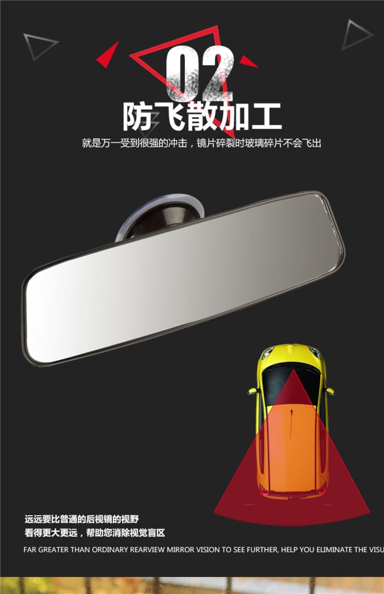 Full Canopy Four-Wheeler Reflector Elderly Mobility Electric Tricycle Interior Mirror Rearview Mirror Universal Suction Cup Indoor Mirror