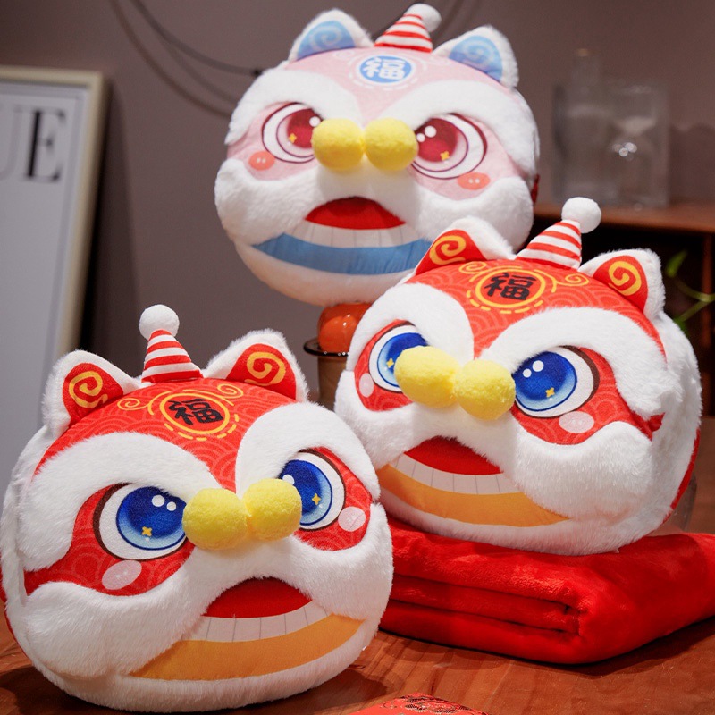 National tide despertar león otoño invierno almohada tradicional estilo nacional regalos muñeca mascota sala de estar encantadora oficina multifuncional