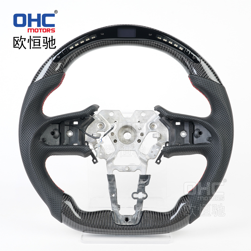 Suitable for 17-22 Infiniti Q50Q60 Steering Wheel Modified and Upgraded Led Carbon Fiber Car Steering Wheel