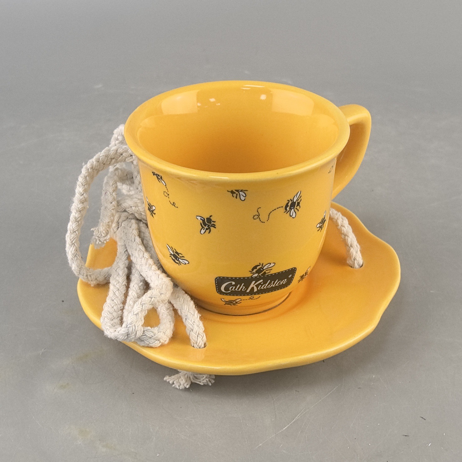 Inventario transfronterizo creativo de cerámica taza de pájaros de cerámica artesanía jardín ornamentos alimentadores de pájaros patio