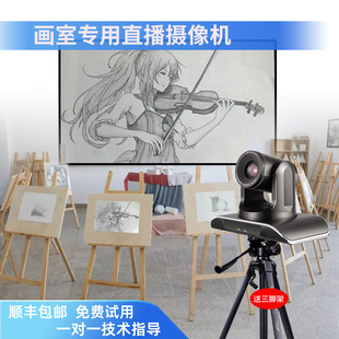 Art studio close-up live camera 4K/1080P HD 12/20 times magnification AI intelligent tracking