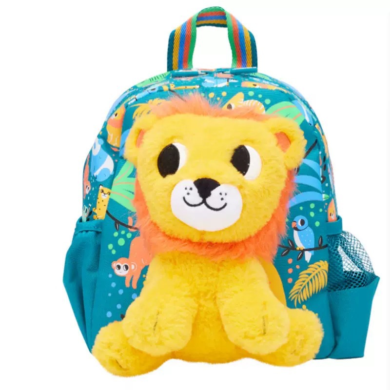 Australia miggle caricatura muñeca de peluche jardín de infantes pequeña clase mochila pequeña mochila gran capacidad