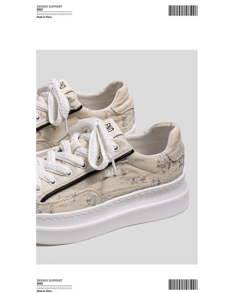 ShoeGlobe Canvas Herren-Sneaker 2025 mit neuer Shell-Toe-Zehenkappe – Sportschuhe für Jugendliche, rutschfest, trendig, für den Winter, Freizeit und Freizeit._voghion.com